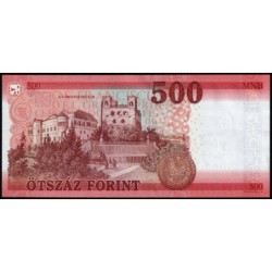 Hongrie - Pick 202b - 500 forint - Série EM - 2022 - Etat : NEUF