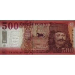Hongrie - Pick 202b - 500 forint - Série EM - 2022 - Etat : NEUF