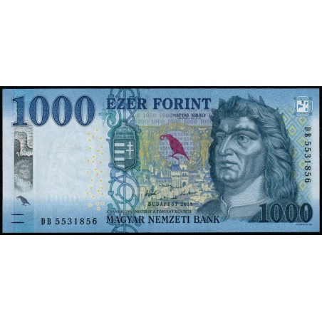Hongrie - Pick 203b - 1'000 forint - Série DB - 2018 - Etat : NEUF