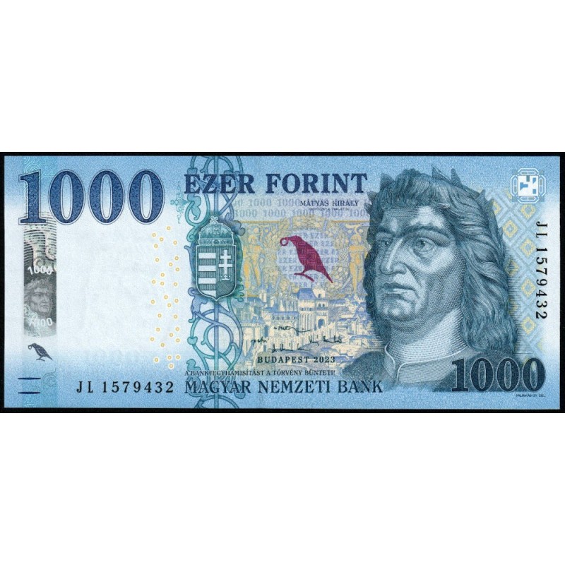 Hongrie - Pick 203d - 1'000 forint - Série JL - 2023 - Etat : NEUF