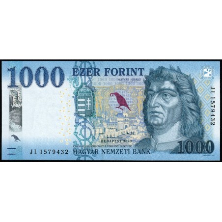 Hongrie - Pick 203d - 1'000 forint - Série JL - 2023 - Etat : NEUF