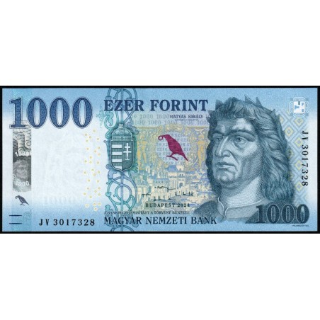 Hongrie - Pick 203e - 1'000 forint - Série JV - 2024 - Etat : NEUF