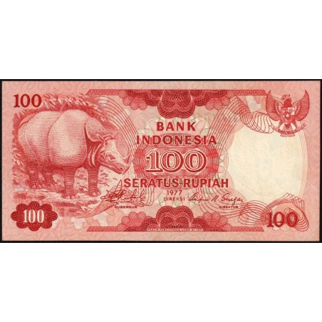 Indonésie - Pick 116 - 100 rupiah - Série CGF - 1977 - Etat : NEUF