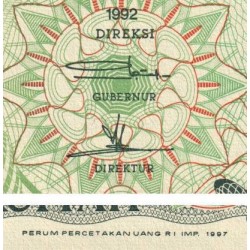Indonésie - Pick 128f - 500 rupiah - Série SZE - 1997 - Etat : NEUF