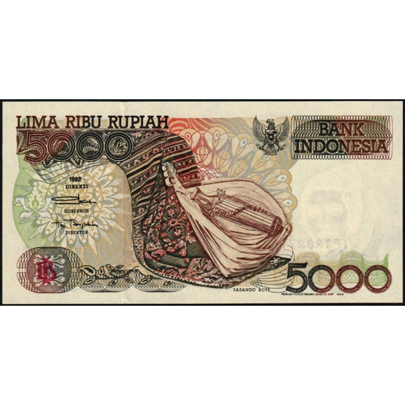 Indonésie - Pick 130h - 5'000 rupiah - Série TPT - 1999 - Etat : NEUF