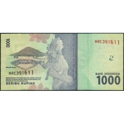 Indonésie - Pick 154c_1 - 1'000 rupiah - Série HAC - 2016/2018 - Etat : NEUF