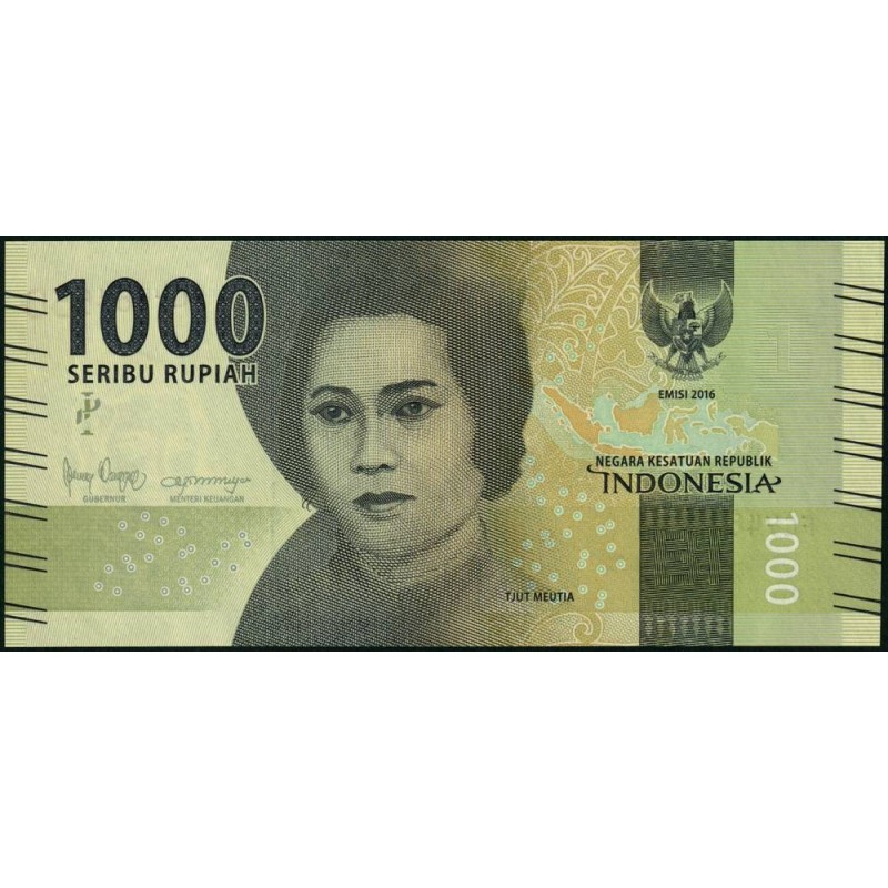 Indonésie - Pick 154e - 1'000 rupiah - Série FCY - 2016/2021 - Etat : NEUF