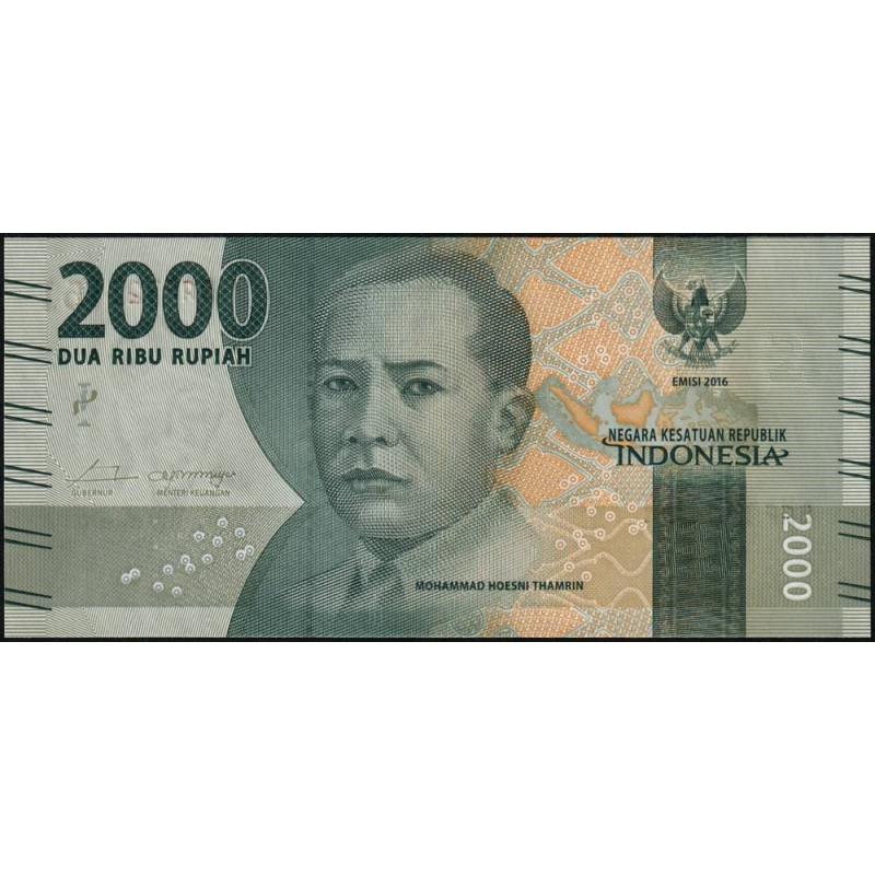Indonésie - Pick 155a - 2'000 rupiah - Série BAF - 2016/2016 - Etat : NEUF
