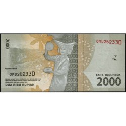 Indonésie - Pick 155e - 2'000 rupiah - Série OMU - 2016/2020 - Etat : NEUF