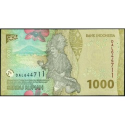 Indonésie - Pick 162a - 1'000 rupiah - Série DAL - 2022/2022 - Etat : NEUF