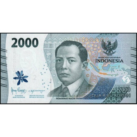 Indonésie - Pick 163b - 2'000 rupiah - Série JEN - 2022/2023 - Etat : NEUF