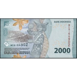 Indonésie - Pick 163b - 2'000 rupiah - Série WCQ - 2022/2023 - Etat : NEUF