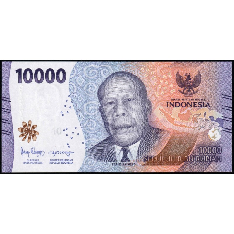 Indonésie - Pick 165c - 10'000 rupiah - Série VCV - 2022/2024 - Etat : NEUF