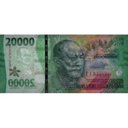 Indonésie - Pick 166c - 20'000 rupiah - Série VBN - 2022/2024 - Etat : NEUF