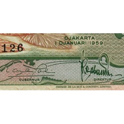 Indonésie - Pick 67_2 - 25 rupiah - Série 25BUT - 01/01/1959 - Etat : NEUF