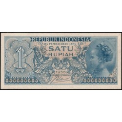 Indonésie - Pick 74 - 1 rupiah - Série GPW - 1956 - Etat : NEUF