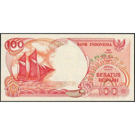 Indonésie - Pick 127b - 100 rupiah - Série QMO - 1992/1993 - Etat : NEUF