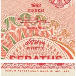 Indonésie - Pick 127b - 100 rupiah - Série QMO - 1992/1993 - Etat : NEUF