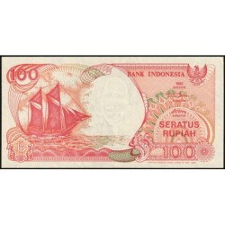 Indonésie - Pick 127c - 100 rupiah - Série WHM - 1992/1994 - Etat : SUP+