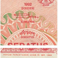 Indonésie - Pick 127c - 100 rupiah - Série WHM - 1992/1994 - Etat : SUP+