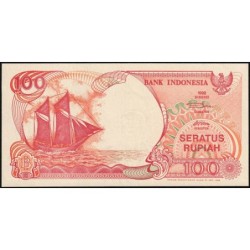 Indonésie - Pick 127g - 100 rupiah - Série UGV - 1992/1999 - Etat : NEUF