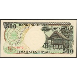 Indonésie - Pick 128g - 500 rupiah - Série BDT - 1992/1998 - Etat : NEUF
