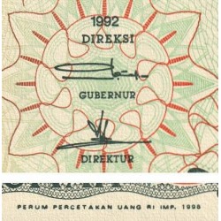 Indonésie - Pick 128g - 500 rupiah - Série BDT - 1992/1998 - Etat : NEUF