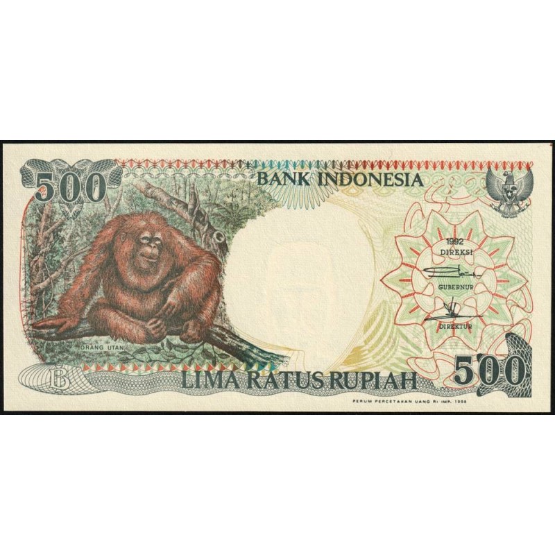 Indonésie - Pick 128g - 500 rupiah - Série CFA - 1992/1998 - Etat : NEUF