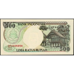 Indonésie - Pick 128g - 500 rupiah - Série CFA - 1992/1998 - Etat : NEUF