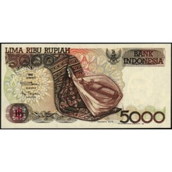 Indonésie - Pick 130a - 5'000 rupiah - Série EAD - 1992/1992 - Etat : NEUF