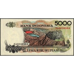 Indonésie - Pick 130a - 5'000 rupiah - Série EAD - 1992/1992 - Etat : NEUF