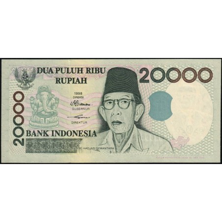 Indonésie - Pick 138e - 20'000 rupiah - Série ULM - 1998/2002 - Etat : NEUF