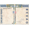 Bénin - Pick 213Bm - 5'000 francs - 2003 - Etat : TB-