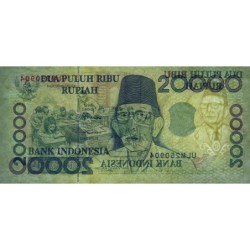 Indonésie - Pick 138e - 20'000 rupiah - Série ULM - 1998/2002 - Etat : NEUF