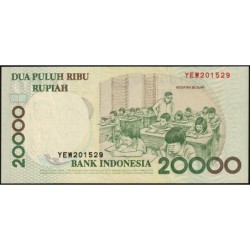 Indonésie - Pick 138e - 20'000 rupiah - Série YEW - 1998/2002 - Etat : NEUF