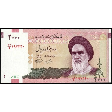 Iran - Pick 144d - 2'000 rials - Série 17/5 - 2012 - Etat : NEUF