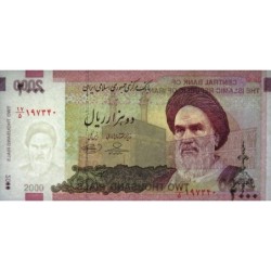 Iran - Pick 144d - 2'000 rials - Série 17/5 - 2012 - Etat : NEUF