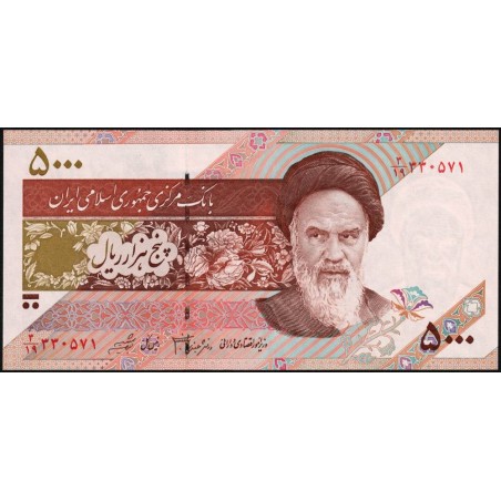 Iran - Pick 145f - 5'000 rials - Série 3/19 - 2010 - Etat : NEUF