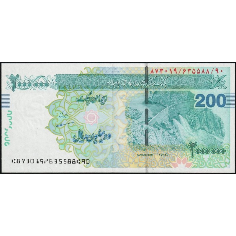 Iran - Pick 154C_1 - 2'000'000 rials / 200 tomans - Série 90 - 2023 - Etat : NEUF