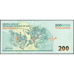 Iran - Pick 167a - 2'000'000 rials / 200 tomans - Série 3002 - 2025 - Etat : NEUF