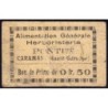 31 - Caraman - Alimentation Générale Herboristerie - Pontet - 0 franc 50 - Type 1b - Etat : TB-