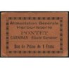 31 - Caraman - Alimentation Générale Herboristerie - Pontet - 1 franc - Type 1a - Etat : TTB