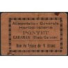 31 - Caraman - Alimentation Générale Herboristerie - Pontet - 1 franc - Type 1b - Etat : TB