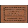 31 - Caraman - Alimentation Générale Herboristerie - Pontet - 1 franc - Type 1b - Etat : SUP