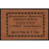 31 - Caraman - Alimentation Générale Herboristerie - Pontet - 1 franc - Type 1b - Etat : TTB