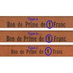 31 - Caraman - Alimentation Générale Herboristerie - Pontet - 1 franc - Type 1b - Etat : TTB