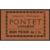 31 - Caraman - Alimentation - Herboristerie - Pontet - 1 franc - Type 2a - Etat : NEUF