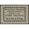 31 - Caraman - Alimentation Générale Herboristerie - Pontet - 2 francs - Type 1a - Etat : TB+