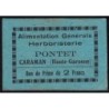 31 - Caraman - Alimentation Générale Herboristerie - Pontet - 2 francs - Type 1b - Etat : SUP