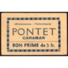 31 - Caraman - Alimentation - Herboristerie - Pontet - 5 francs - Type 2b - Etat : TTB